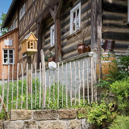 Kulturdenkmal Umgebinde1657 Апартаменты Бад-Шандау